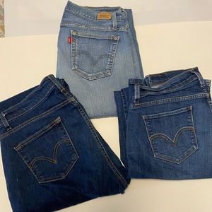 Levi Jeans 3 pairs